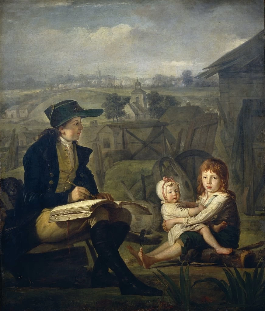 Werther disegna i bambini, 1796